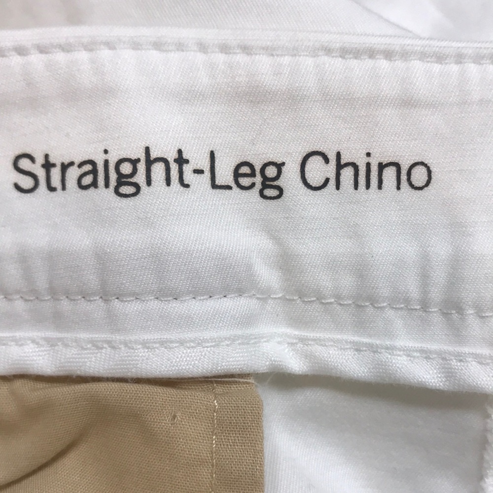 TALBOTS White Straight-Leg Chino💕 - Picture 6 of 11